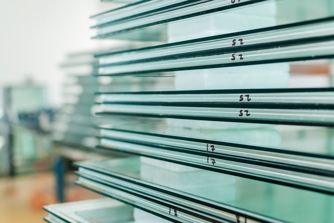 Diverses couches de verre anti effraction