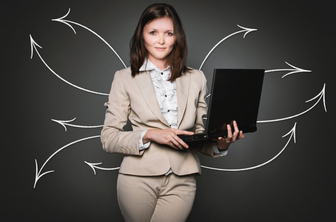 Une femme en reconversion professionnelle