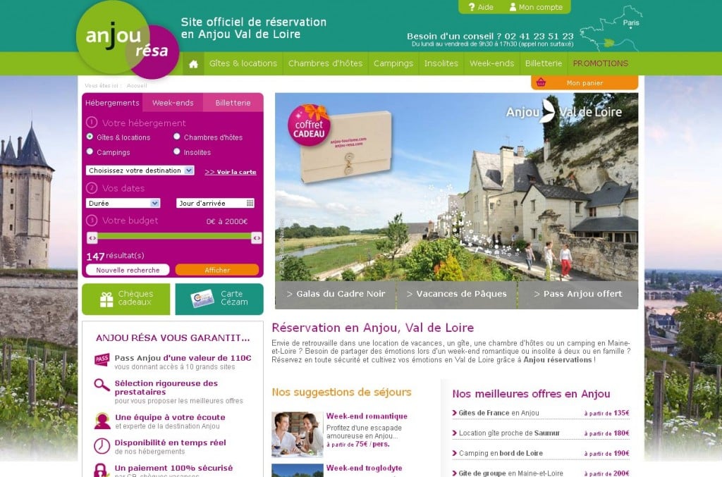 Faire son choix parmi les locations de vacances dans le Val de Loire