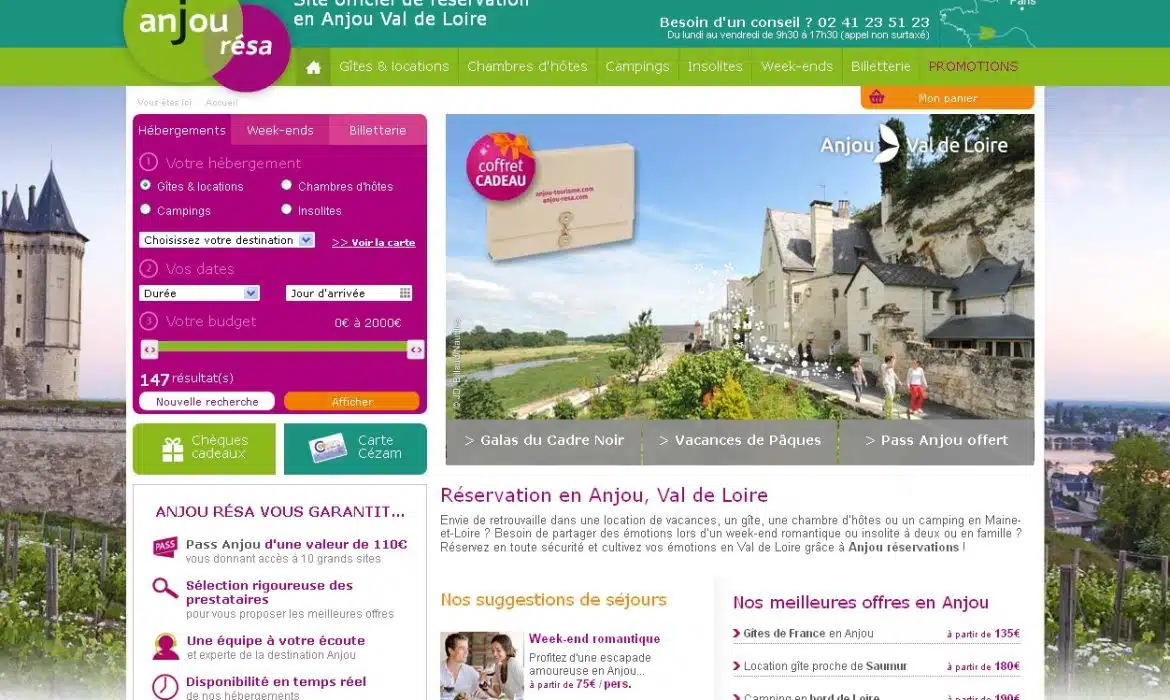 Faire son choix parmi les locations de vacances dans le Val de Loire