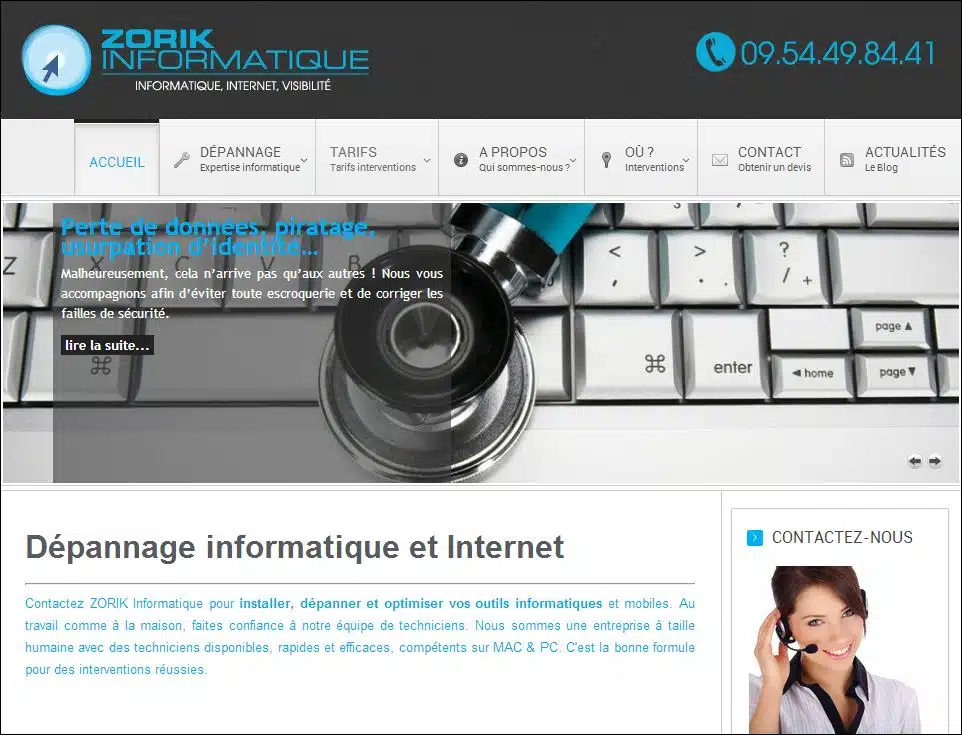 Depannage informatique