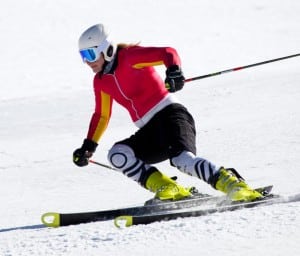 ski-chaussure-jaune