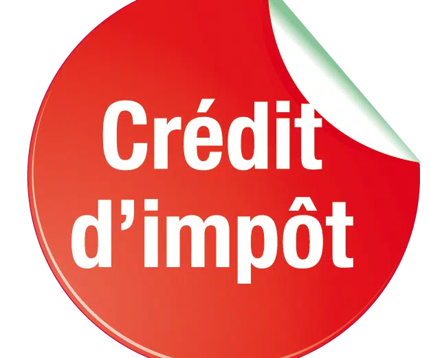 Logo etiquette credit d'impôt