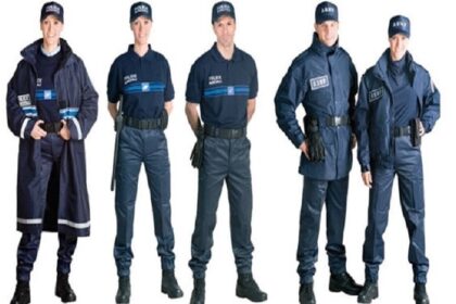 uniforme agent de sécurité