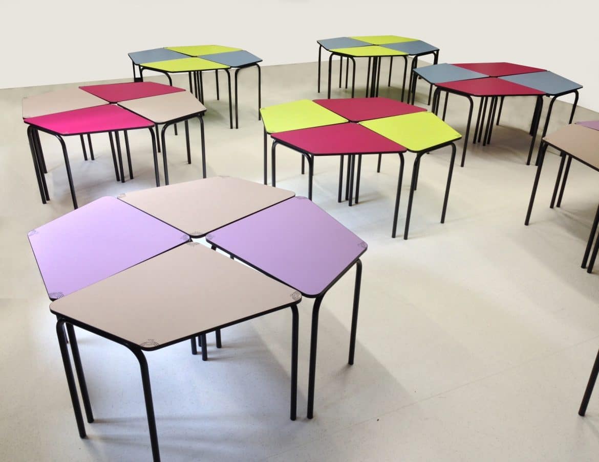 Mobilier scolaire de demain adapté au nouveau mode d'enseignement