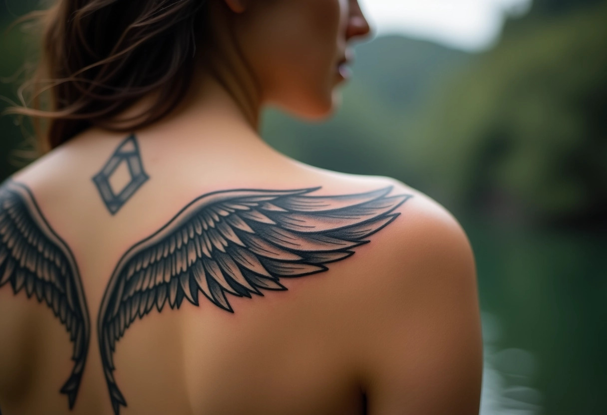 aile d ange tatouage