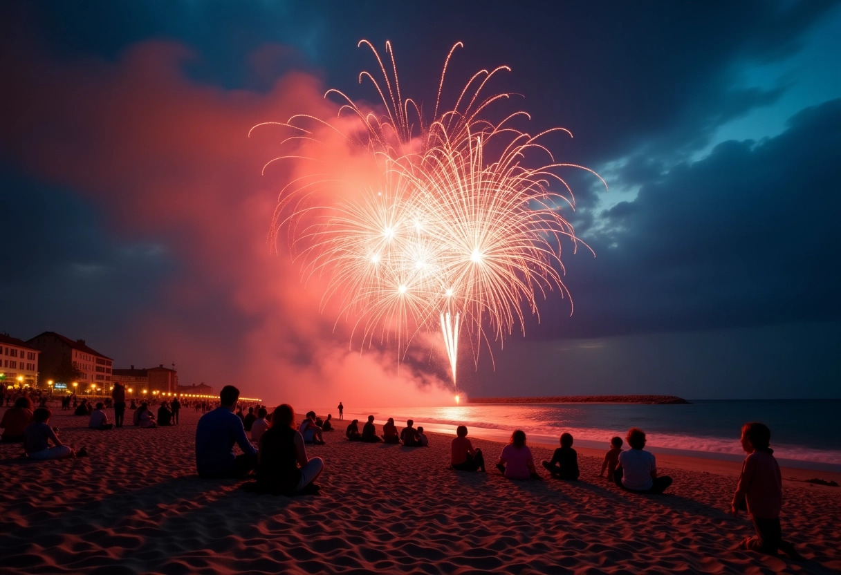 feu d artifice + île de ré