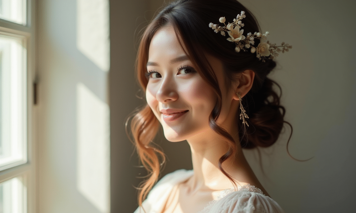 Sublimer des cheveux mi-longs pour un mariage : nos recommandations en coiffure