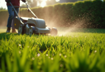 Tondre la pelouse humide avec une tondeuse électrique : les conséquences sur la santé de l’herbe