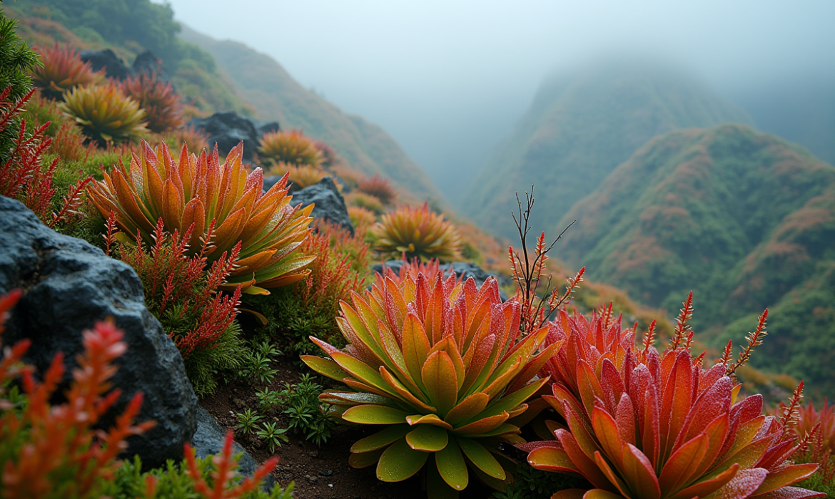 La flore insolite du Pico Arieiro : un paradis botanique