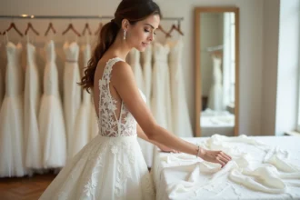 Robe de mariée élégante pour un mariage inoubliable
