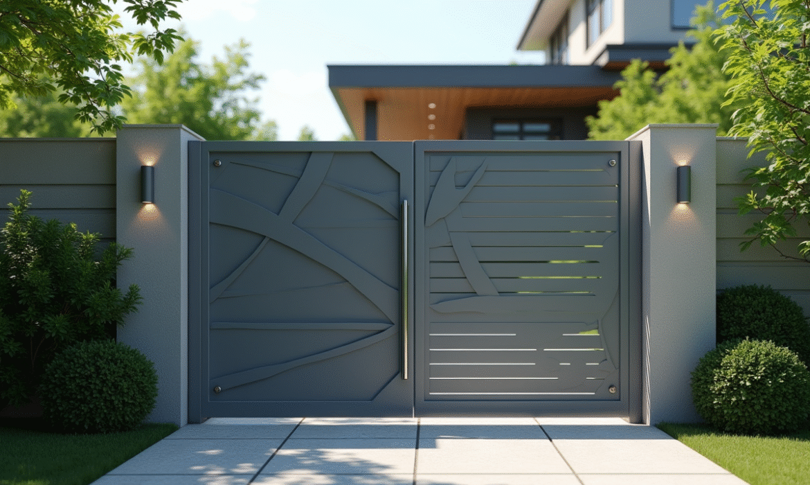 Les tendances du design pour un portillon en aluminium contemporain