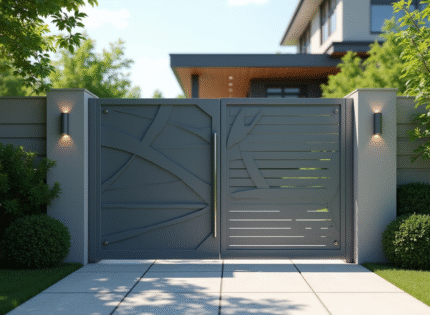Les tendances du design pour un portillon en aluminium contemporain