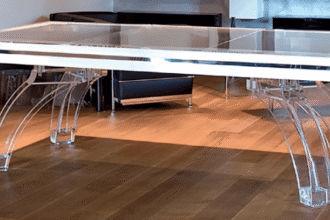 Table de billard convertible en bois avec finition élégante