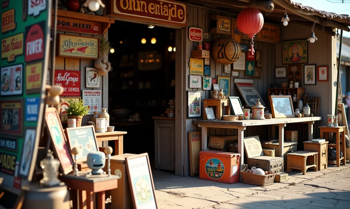 Découverte des objets insolites au marché aux puces aujourd’hui