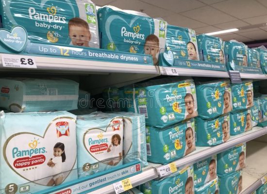 prix des couches Pampers